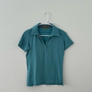 Icebreaker Teal Short Sleeve Polo